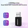 COMFAST CF-812AC Mini carte réseau sans fil USB 3.0 1300Mbps Ethernet WiFi Dongle adaptateur récepteur 5.8/2.4GHz double bande