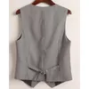 Gilet da donna Gilet da donna 2023 Primavera Estate Autunno Versione coreana del corto per uomo e giacca sottile e sottile con cardigan selvaggio