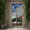 Curtain Japanese Feng Shui Painting Door Curtains Bathroom Bedroom Home Entrance Decor Retro Life Scene Hanging Half