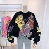Women's Hoodies Casual Girl Sweatshirt Undershirt Cute Cartoon Car And Dog Print Hip-hop Personality Pullover Oversize Streetwear Aesthetic