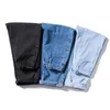 Herr jeans streetwear herrar blå breda ben jeans höst koreansk stil mode rak baggy denim pants student tonåring byxor 230301