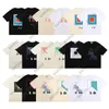 Mens Designer T Shirt Summer Men Women Letter Print Tshirts Top White T-Shirt Short Sleeve Hip Hop Clothing