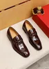 2023 Mens Classic Dress Shoes Echt lederen Casual comfortabele loafers mannelijk merk Party Webbing Designer Oxfords Maat 38-45