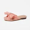 Slippers Sandals Женские европейские и американские стиль Bownot Mesh Summ