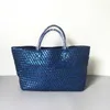 Serpentine Woven handBag Handmade Tote Bag Large Beach Bag One Shoulder Handbag High Grade Mother Bag 230301