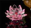 Crystal Glass Lotus Candle Holders Flower Candle Tea Light Holder 30mm Tealight Buddhist Wedding Bar Party Candlestick