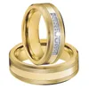 Cluster Rings Lover's Alliance Colore oro Anello in carburo di tungsteno Matrimonio Proposta di gioielli Coppia Anelli di nozze per uomini e donne G230228
