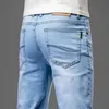 Männer Jeans 2023 Neue Marke Top Klassischen Stil Männer Frühling Sommer Jeans Business Casual Hellblau Stretch Baumwolle Denim männlichen Hosen Z0301
