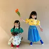 Skirts Children Skirt 2021 Summer New Cartoon Leisure Skirts for Girls Fashion Casual Cute Long Length Clothes Toddler Baby Skirt T230301