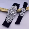 Faveurs de mariage Lady strass jarretière bas dentelle jarretière ceinture jambes anneau harnais femmes ceinture jarretière de mariage pour fille de mariée THS05 TH20