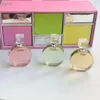 Lady charming Perfumes no.5 Fragrance eau tendre Mademoiselle chance 7.5ml 3pcs Perfume set for woman EDP Fragrance Nature Spray Design Brand Free Delivery