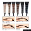 Rehausseurs de sourcils Handaiyan Gel Crème Conique Spirale Brosse Étanche Teinture Non Halo Réglage Des Sourcils Beauté Maquillage Drop Delivery H Dhg8U