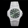 Superclone Pp Watch Tw Full Diamond Olive Green Plate 324sc Movimento Trend Orologio da polso meccanico da uomo