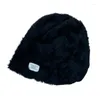 Berets Baggy Slouchy Beanie Hut Plüsch Motorhaube für Männer Frauen Kunstpelz Skullies Winter Warm Fluffy Dropship