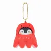 10cm Plush Keychain Cute Expression Cross-dressing Penguin Doll Plush Toy Stuffed Doll Plush Pendant Toy Girl Gifts