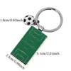 Keychains Creative Football Foeld Nyckelring Charms Soccer Lovers Gift Sports Souvenir Fashion Key Rings Pendant Accessories Anime