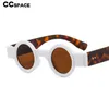 Okulary przeciwsłoneczne 54609 Retro punk i okrągłe okulary przeciwsłoneczne Mała ramka dla mężczyzn i kobiet UV400J230301