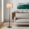 Designer moderno Lampada a pavimento standard in stile American in tessuto American Pavimento Luce 45 cm di larghezza 155 cm di altezza per hotel casa soggiorno camera da letto decorazione