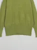 Pulls pour femmes Fatika automne hiver femmes pull à manches longues décontracté vert col roulé pull femme chaud tricot pulls 230301