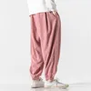 Pantaloni da donna Capris Pantaloni larghi in velluto a coste primavera stile cinese Streetwear giapponese Pantaloni Harem moda Pantaloni hip-hop Plus Size Abbigliamento uomo 230301