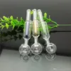 Smoking Accessories Double filtering pot Wholesale bongs Oil Burner Pipes Water Pipes Glass Pipe Oil Rigs