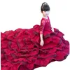 Imagem real FLOR GIRLS DRESSÃO VESTIMENTO BEBÊ ROPOS DE LACE 3D FLORES APPLICES MIÇAS POUGULAS TULLE CRIANÇAS VODOS DO CEDIDADO MADE