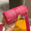 Bolsa Transversal Baú Papillon Feminina Designer de Luxo Bolsas de Marca Paris Flores com Almofada em Relevo Bolsas de Couro Genuíno Ombro em Forma de Barril Impresso