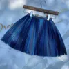 Jupes Filles 2022 Automne et Hiver Nouveau All-Match Jupe Enfants Mesh Tutu Jupes Princesse Fille Bleu Fantaisie Starlight Jupe Courte T230301