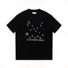 Mens Casual T Shirt Womens Fashion Digital Logo Printing Tops Mens Vêtements d'été Taille XS-L