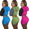 2023 Women designer Clothing Tracksuits Two Piece Outfits Designer Long Sleeve Hoodies Pocket Printing Fashion Casual Sexy Top Short Sets Spring Summer Clothing
