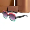 Occhiali da sole gg da donna occhiali da sole firmati per occhiali da donna gafas de sol sette colori disegni occhiali da sole di lusso con lettere di diamanti neri