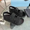 Zomer Mode Dames Sandalen Wit Zwart Echt Leer Haak Designer 5CM Platform Sandles Casual Dames Sandaal Schoenen Met Doos