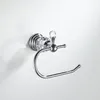 Bath Accessory Set Crystal Bathroom Accessories Chrome Towel Bar Polished Toilet Paper Holder Ring Coat Hooks Hardware