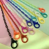 Chains 58 CM Candy Color Anti-lost Mask Chain For Children Adult Neck Lanyard Extension Necklace Strap Holder