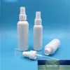 Packaging Bottles 100 pcs/lot 10 20 30 50 60 100 ml White Plastic Spray Perfume Bottles Empty Cosmetic Container