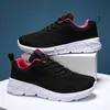 Designer Women Spring Breattable Running Shoes Black Purple Black Rose Red Womens Outdoor Sports Sneakers Color16