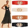 Ceintures Robe Décoration Doux Étudiant Double Boucle Ceinture Tissé Stretch BeltBelts