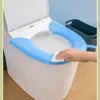 Tampas de assento no vaso sanitário capa impermeável universal banheiro com maçaneta e água macia pode limpar as mãos pegajosas