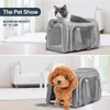 Dog Car Seat Covers Carrier For Pet Bag Outdoor Portable Soft Transparent Breathable Foldable Cat Accessories