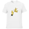 Мужские футболки Мужские футболки Лето милый банановый забавный дизайн хипстерский мужской