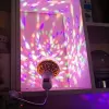 LED -glödlampor Färgglada roterande lampor för familjerumsdansfest födelsedag DJ Bar Karaoke Christmas Wedding Show Club Bar