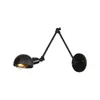 Lâmpadas de parede Black Sconce Glass Lamp LED LED