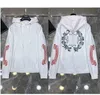 Fashion Luxury Men's Hoodie Designer Zipper Sorto Sweatshirts Coração Horseshoe Cross Print Brand Ch capuz