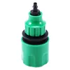 Watering Equipments 4 Pcs Garden Hose Pipe Tap Connector Fitting & 1 Set 360-Degree Dripper Drip Arrow Irrigating Plant Automatic Waterer