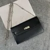 Top 7A Kellytogo Woc Designer Borse a tracolla da donna Colori divisi con cinturino a catena Roulis Vintage Epsom Pelle di vacchetta Hardware oro / argento Borsa a portafoglio da donna