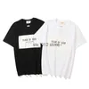 T-shirt da uomo 2023 primavera e l'estate nuova lettera patch FOG girocollo pullover unisex manica corta T230302