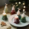 クリスマスツリーの香りのキャンドルラブサボテスお祝いの家の装飾アロマセラピーの装飾品の贈り物