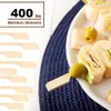 Форки 400 ПК, бамбуковые шашлыки для деревянных коктейльных зубочистков