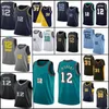 Ja 12 Jersey Morant Grizzlie Fans Shirt Reggie 31 Miller Memphises green White Bennedict 00 Mathurin Basketball