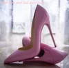 Бренды Ladies Frate обувь заостренная роскошная бренда Red Bright Seal Pumps Sexy 6 см 8 см 10 см 12 см.